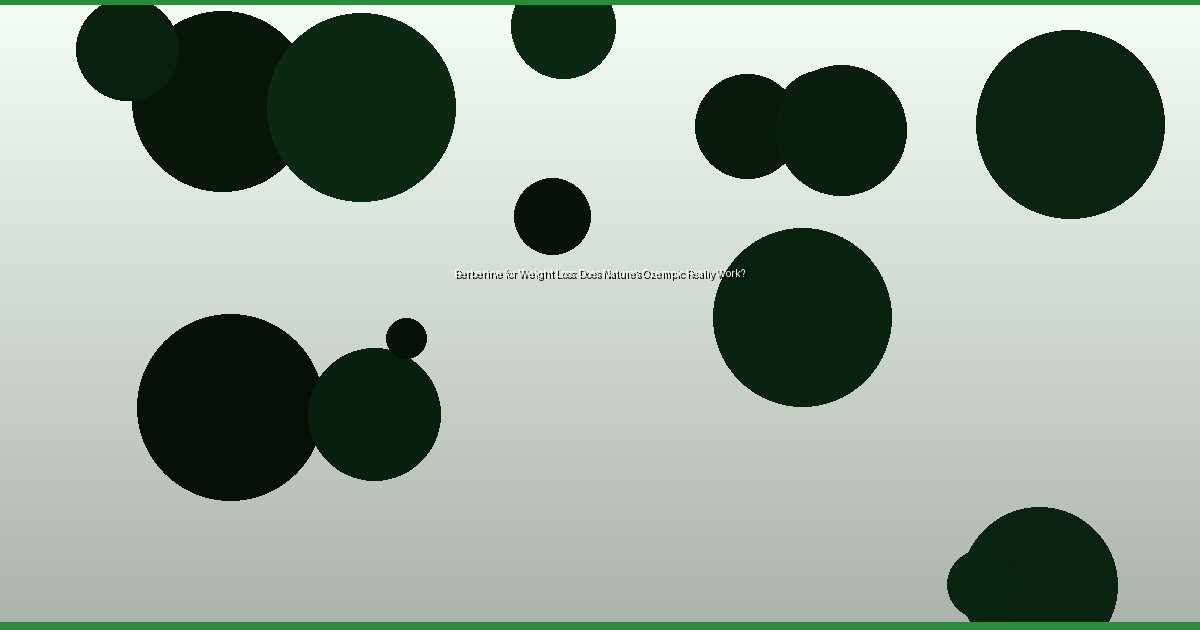 Berberine for Weight Loss: Does Nature's Ozempic Really Work? - Image 1