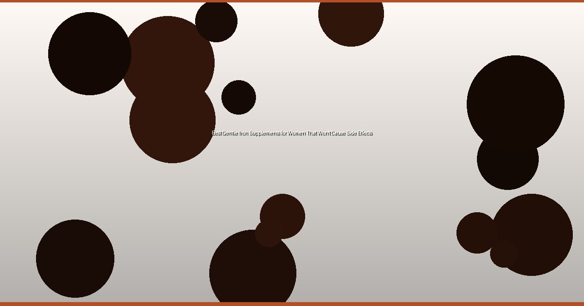 Best Gentle Iron Supplements for Women That Won't Cause Side Effects - Image 2