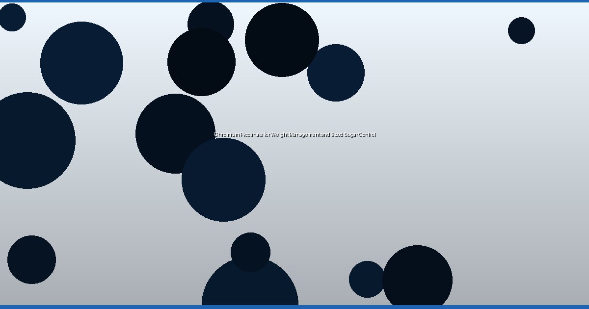 Chromium Picolinate for Weight Management and Blood Sugar Control - Image 3