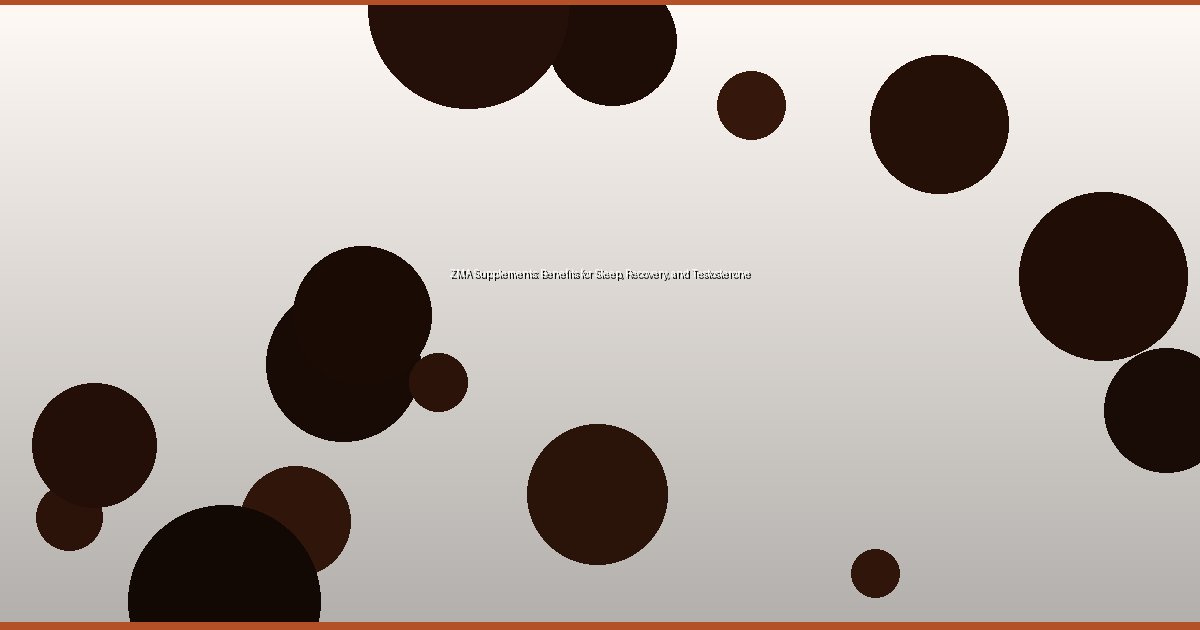 ZMA Supplements: Benefits for Sleep, Recovery, and Testosterone - Image 2